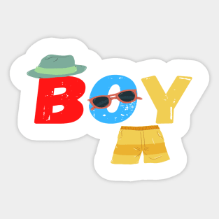 BOY Sticker